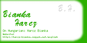 bianka harcz business card